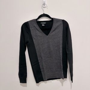 Club Monaco, merino, sweater, size S, grey and black, good condition